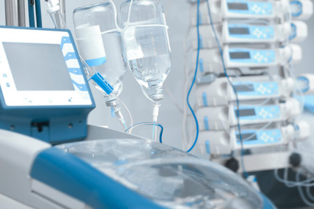 Chemotherapy  Intravenous infusion の写真素材