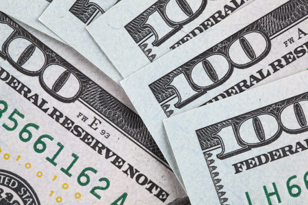 Few dollar bills for your background