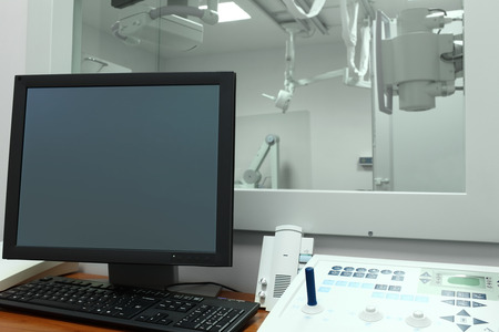 Specialized medical equipment in hospitalの写真素材