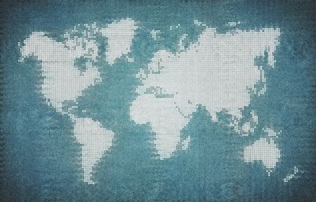World map vintage backgroundの写真素材