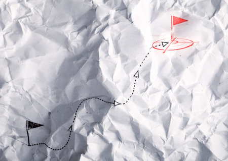Scheme of way towards the goal