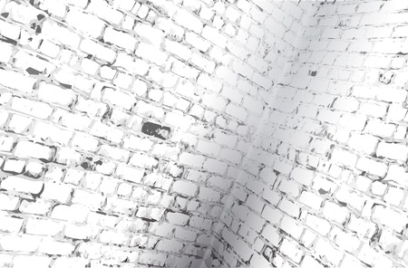 Interior angle of a brick room. Vector illustrationのイラスト素材