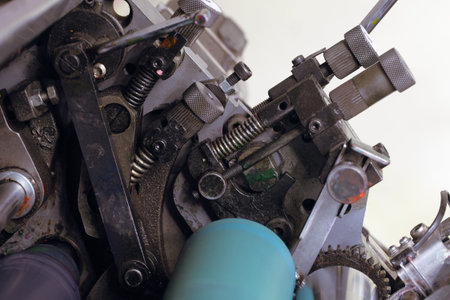 Mechanical monster machine, textured background.の写真素材