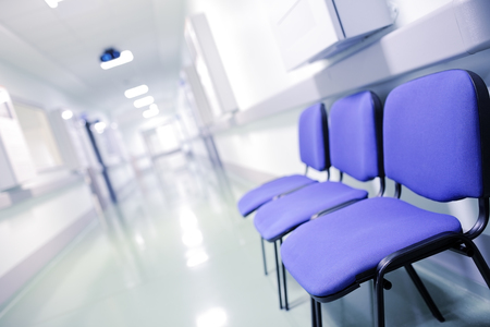 Group of chairs in medical building.の写真素材