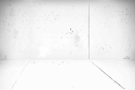 Interior of concrete walls and floor vector illustrationのイラスト素材