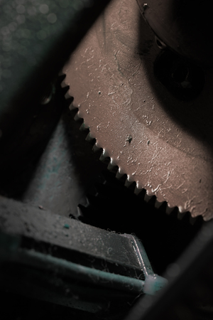 Dirty details of mechanical machine.の写真素材