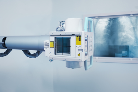 X-ray machine in the research laboratoryの写真素材