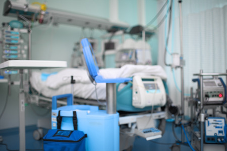 Intensive care unit, unfocused background.の写真素材