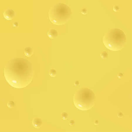 Realistic cheese seamless texture. Vector background pattern illustration.のイラスト素材