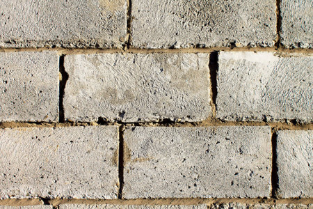 old grey brick wall