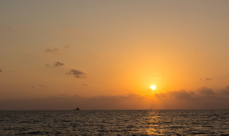  sun set over sea and beautiful backgroundsの写真素材