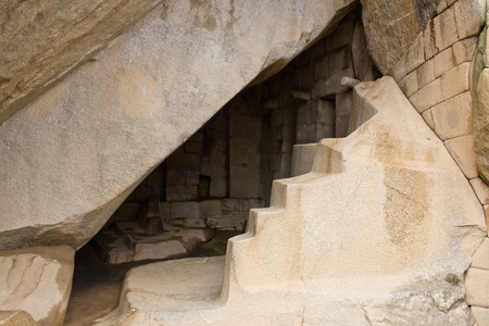 Royal Tomb, Machu Picchuの写真素材