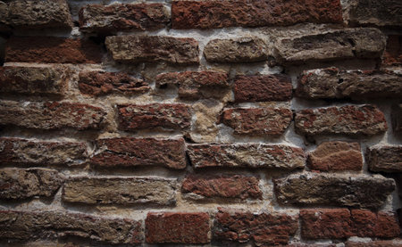 Old worn down Brick wall