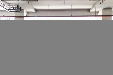 pile of empty trash bins. yellow general garage bin. Red infection trash. green food waste disposal. waste Management equipment conceptの写真素材