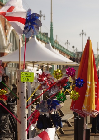 Sea side stallの写真素材