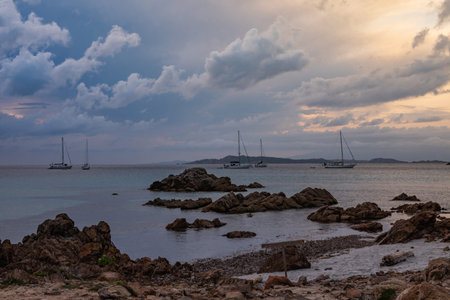 Landscape of La Maddalena Island, Sardinia, Italy