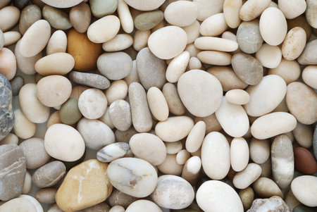 Beach pebbles background