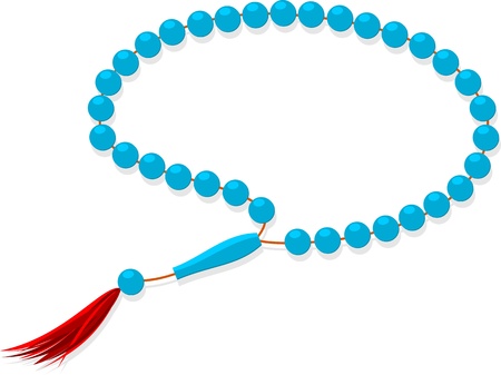 Muslim prayer beadsのイラスト素材