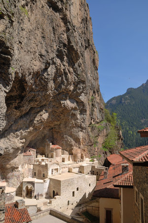 Ancient Greek Orthodox Sumela Monastery in Trabzon Turkey