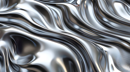 holographic silver abstract Background, Abstract Wavy Textureの素材