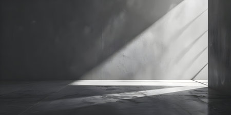 empty shaded grey place for product placementの素材