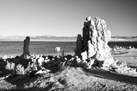 Mono Lake Tufa State Natural sunrise viewpointの写真素材