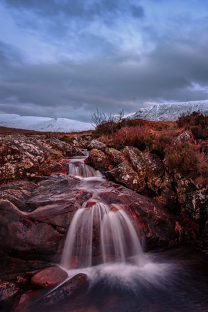 Buachaille Etive Mor from river, Glencoe, west Highlands