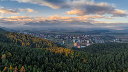 beautiful Slovak nature, a wonderful destination for vacation and relaxationの写真素材
