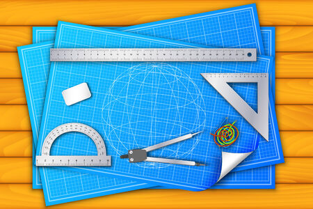 Architectural toolsのイラスト素材
