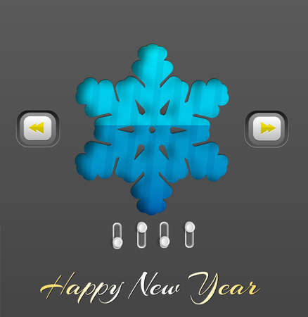 Merry Christmas and happy new year Background Concept. Vector Illustrationのイラスト素材