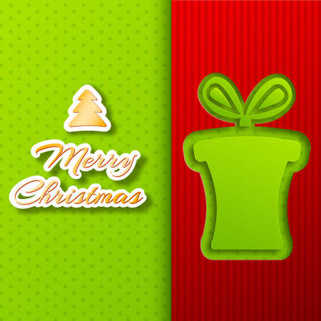 Merry Christmas and happy new year Background Concept. Vector Illustrationのイラスト素材
