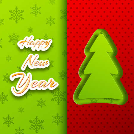 Merry Christmas and happy new year Background Concept. Vector Illustrationのイラスト素材