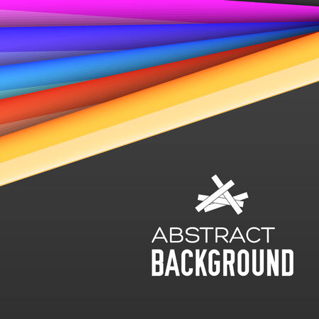 Abstract rainbow banner form background concept. Vector illustration designのイラスト素材