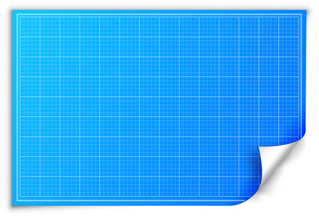 Architect blueprint paper background concept. vector illustrationのイラスト素材