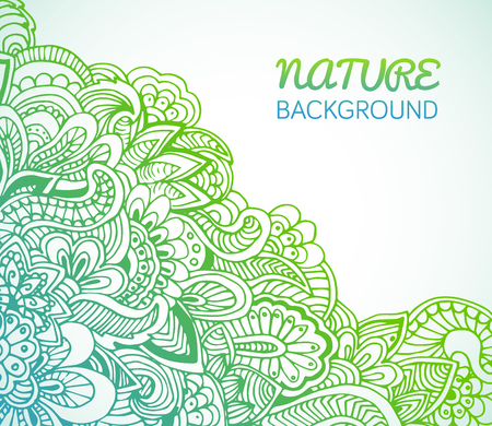 Flat design of ecology, environment, green clean energy and pollのイラスト素材