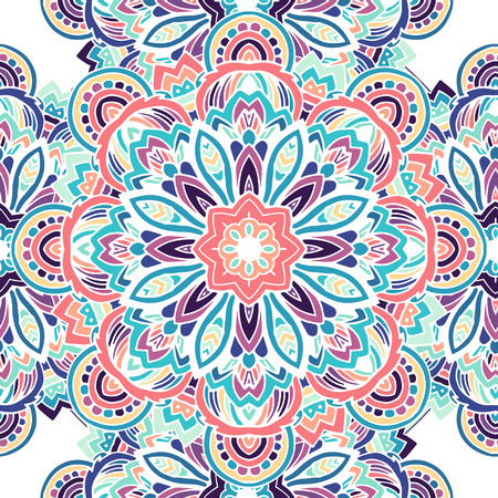 Tribal ethnic seamless pattern abstract background ornament illuのイラスト素材
