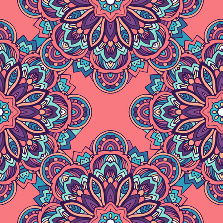 Tribal ethnic seamless pattern abstract background ornament illuのイラスト素材