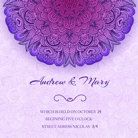 Hand drawn abstract background ornament illustration concept. Veのイラスト素材