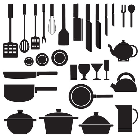flat kitchen table for cooking in house vector illustration desiのイラスト素材