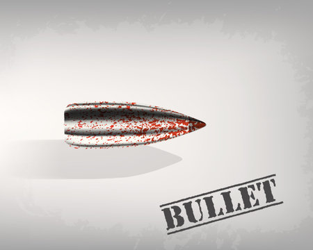 bullet background concept. illustrationのイラスト素材