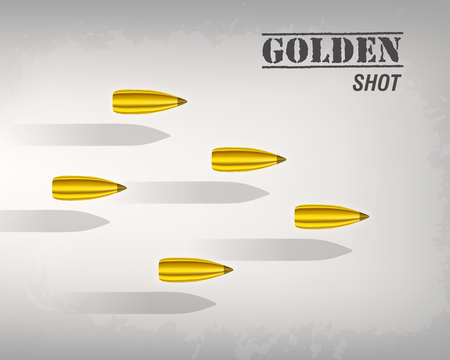 bullet background concept. illustrationのイラスト素材