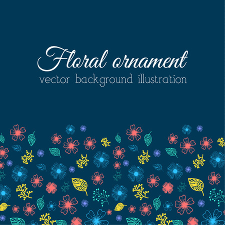 Flower background concept.  illustrationのイラスト素材