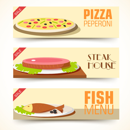 Various dishes icons set concept. Vector illustration designのイラスト素材