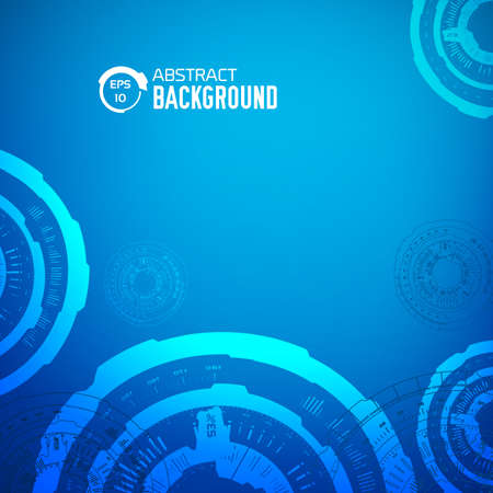 tech abstract background concept.  illustration for you designのイラスト素材