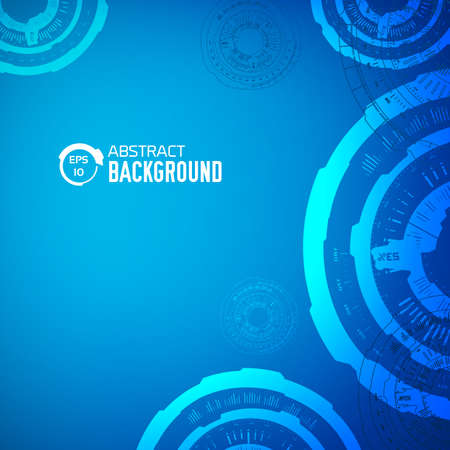 tech abstract background concept.  illustration for you designのイラスト素材