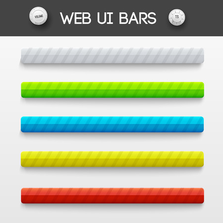 web interface ui elements. Vector illustrationのイラスト素材