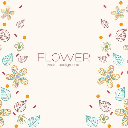 decor flower  template concept. Icons design for your product or design, web and mobile applications. Vector flat with long shadow illustration backgroundのイラスト素材