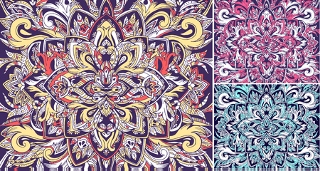 Abstract ornament art traditional, abstract, ottoman motifs, elements. Vector illustration can be used for design of a t-shirt, bagのイラスト素材