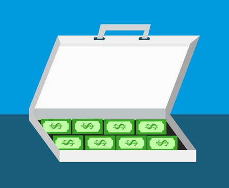 flat flip-flop bargain money case concept. vector illustration designの写真素材