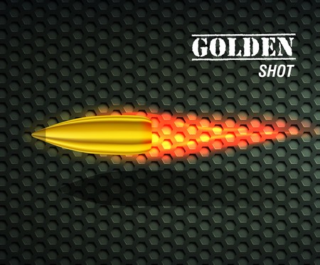 bullet background concept. vector illustrationのイラスト素材